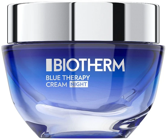 Biotherm Mėlyna Therapy Night Skin Kreminis jauninantis naktinis veido kremas, 50 ml