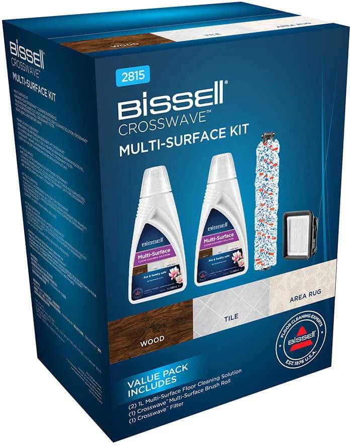 Bissell priedų rinkinys „MultiSurface“ (2 x plovikliai + šepetėlis + filtras), skirtas CrossWave modeliams