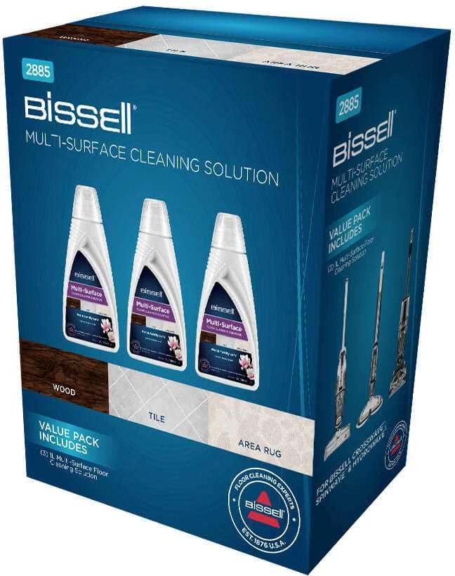Universali valymo priemonė Bissell MultiSurface Detergent Trio, 3 vnt.