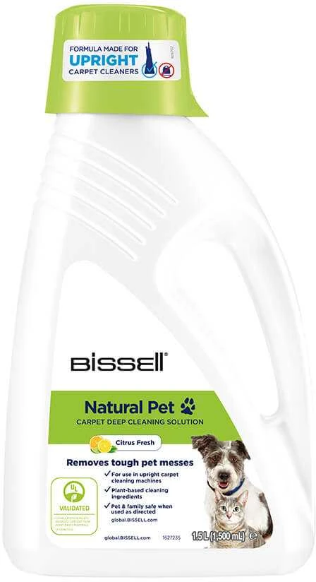 Bissell valymo skystis Carpet Cleaning Solution Natural Wash and Refresh Pet, 1,5 L