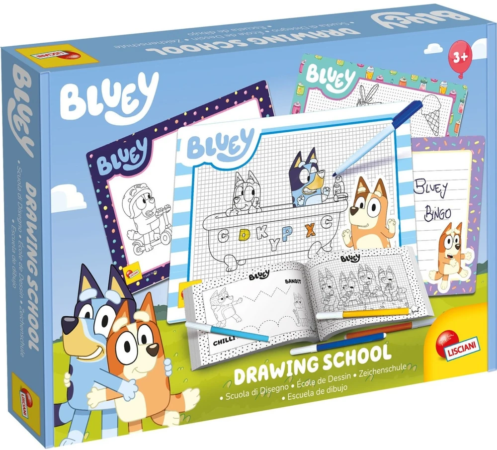 Lisciani Bluey Mėlynojo piešimo mokykla