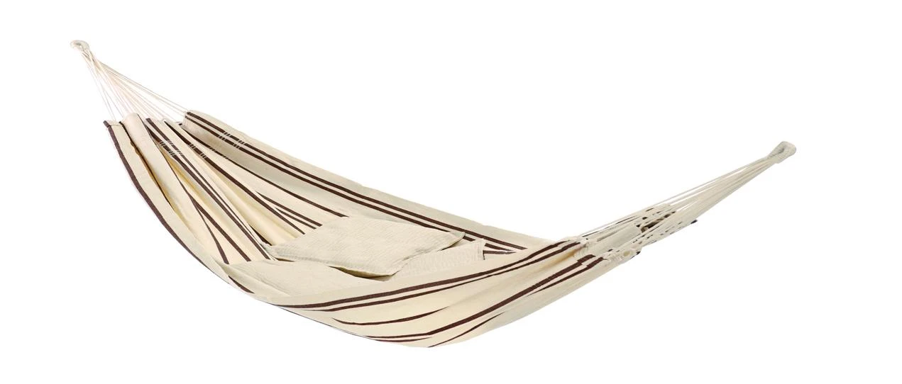 Amazonas Barbados kapučino dvigubas hamakas, 230x150 cm, 200 kg