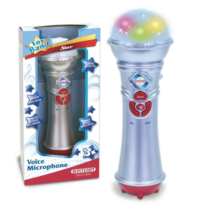 BONTEMPI karaoke mikrofonas su šviesos efektais, 41 2720