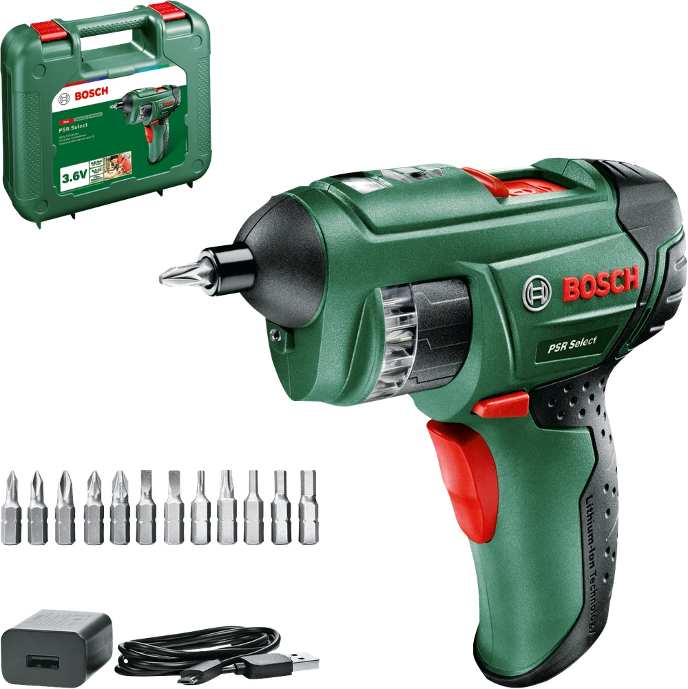 Bosch - AKKUSKRUEMASKINE PSR SELECT 3,6V M/USB