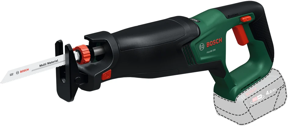 Bosch – BAJONETSAV PSA 18V-200 be akumuliatoriaus ir kroviklio