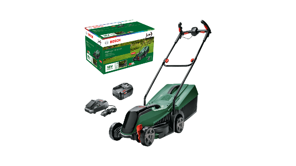 Bosch akumuliatorinė vejapjovė CityMower 18V-32-300 pilnas komplektas