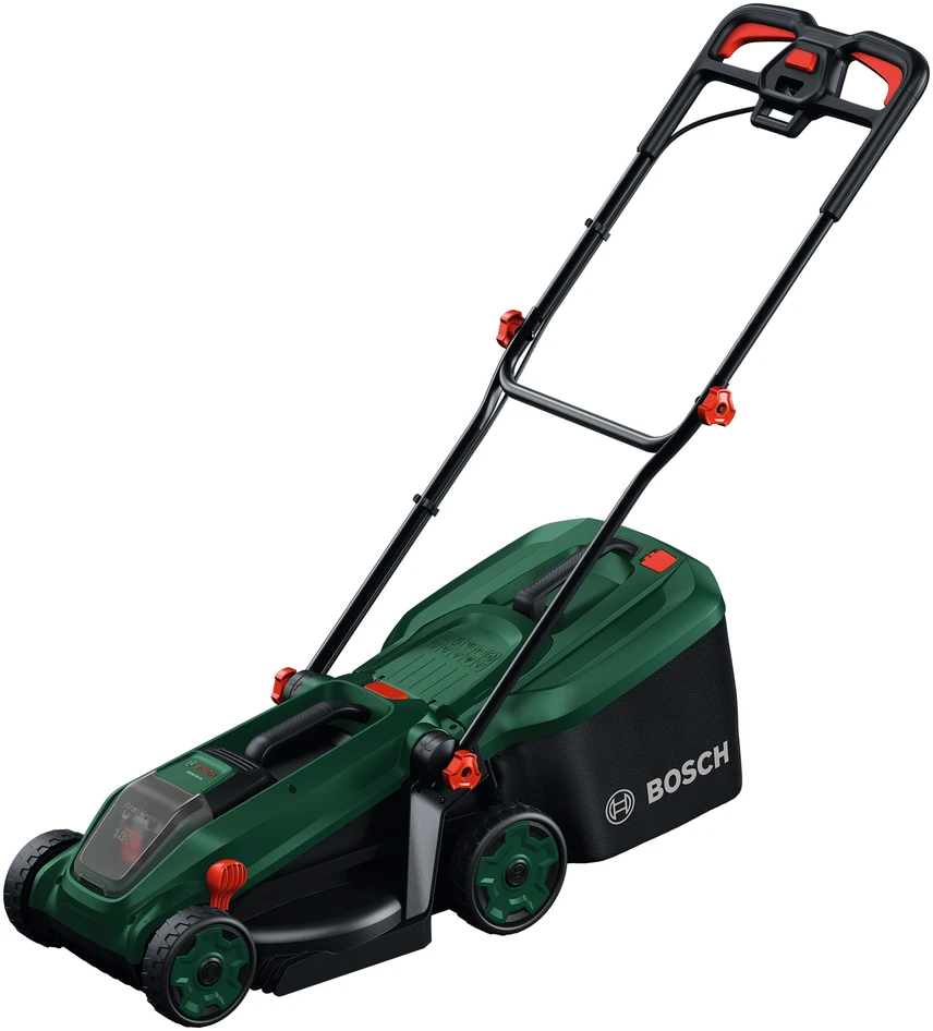 Akumuliatorinė vejapjovė Bosch Rotak 18V-34; 18 V; 34 cm (be akumuliatoriaus ir pakrovėjo)
