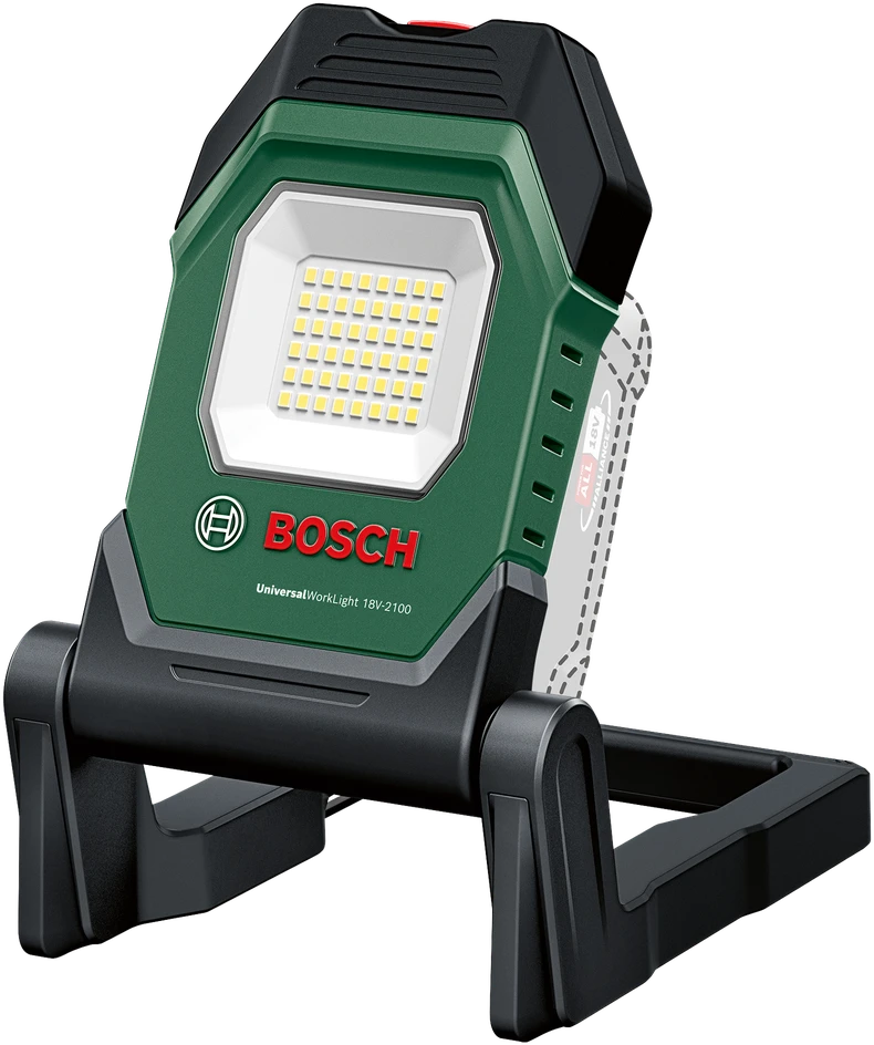 Akumuliatorinis prožektorius Bosch UniversalWorkLight 18V-2100 (be akumuliatoriaus ir pakrovėjo)
