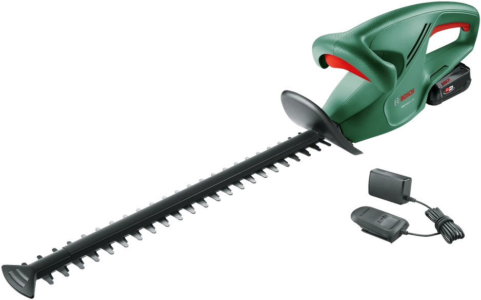 Akumuliatorinės gyvatvorių žirklės Bosch Easy HedgeCut 18-45 pilnas komplektas, 1x2Ah, 45cm