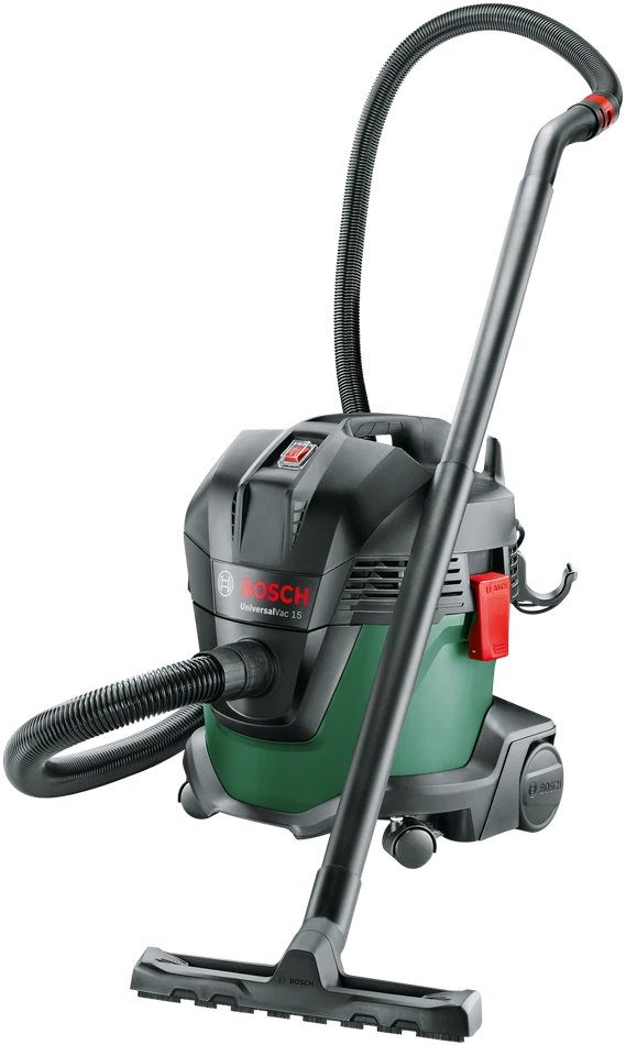 Bosch UniversalVac 15 šlapio ir sauso tipo dulkių siurblys su pūtimo funkcija