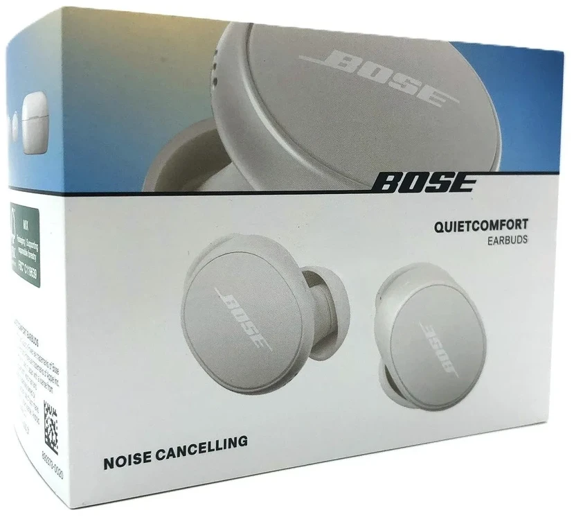 Belaidžiai ausinukai Bose QuietComfort, Balti