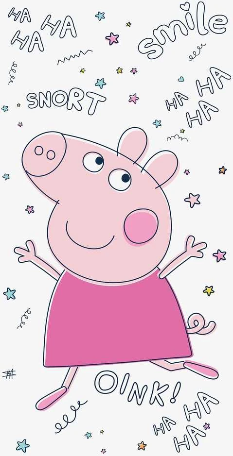 Brandmacpeppa Pig Rankšluostis - 70 x 140 cm - Peppa Pig (113502)