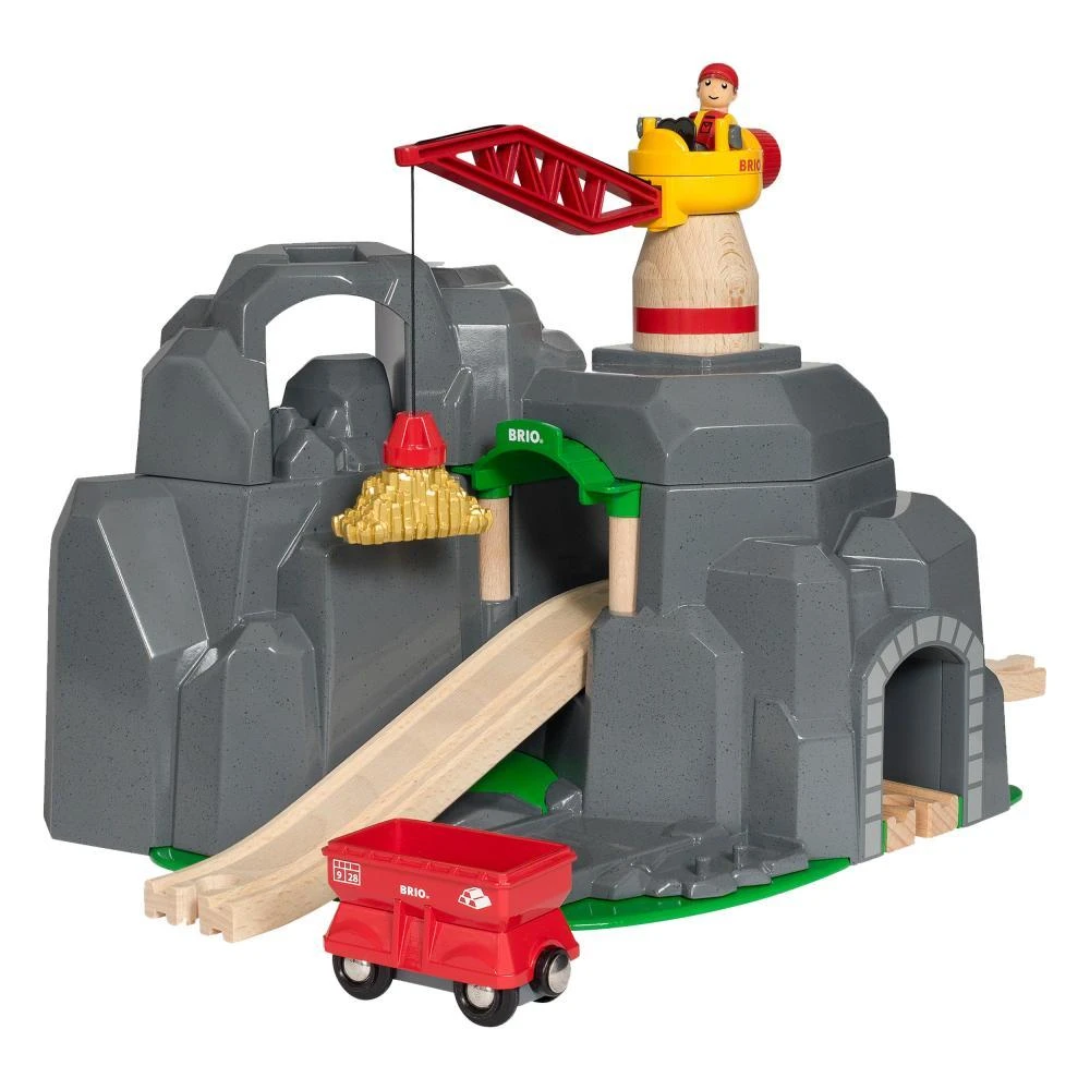 BRIO - Kranas ir kalnų tunelis (33889)