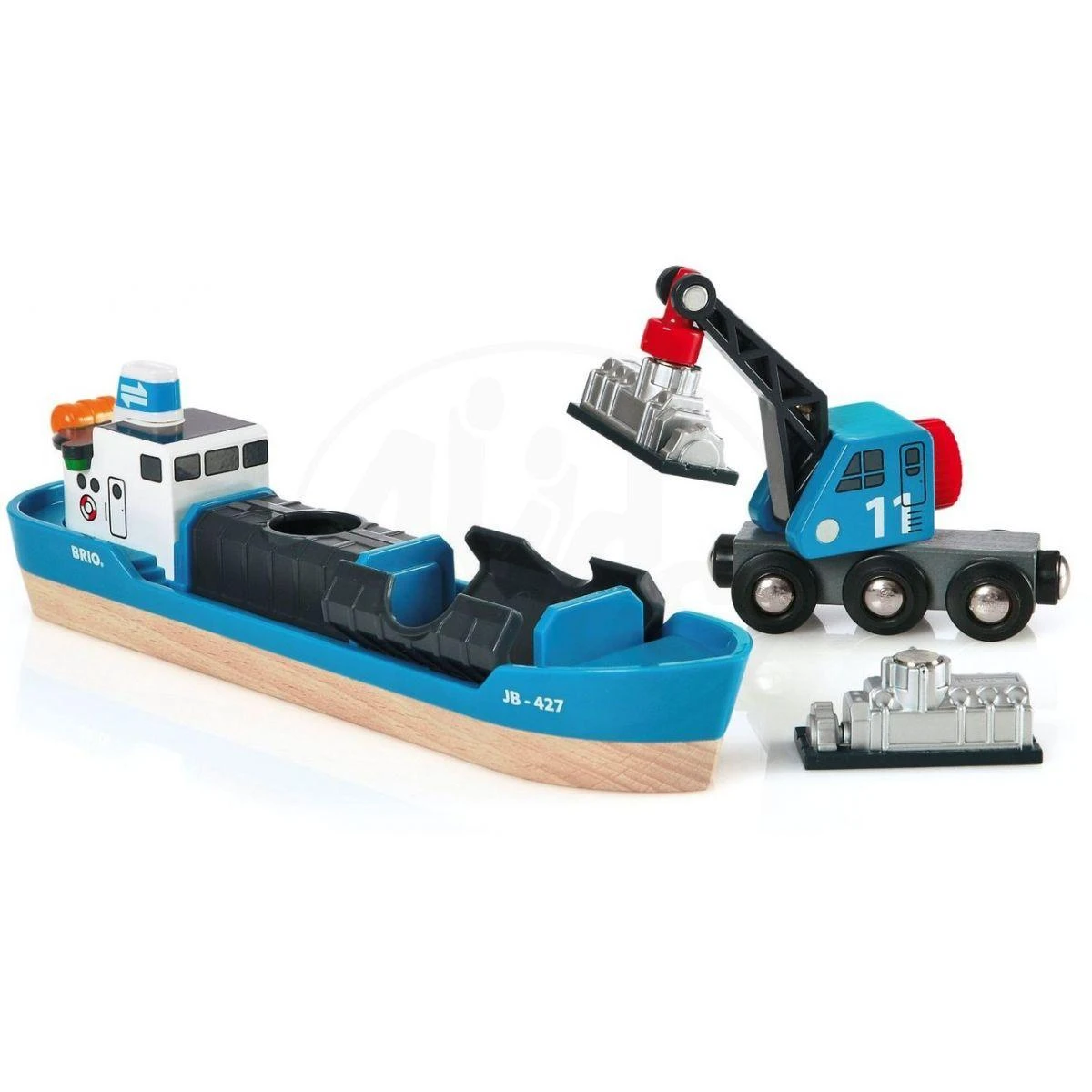 BRIO - Krovininis laivas ir kranas (33534)