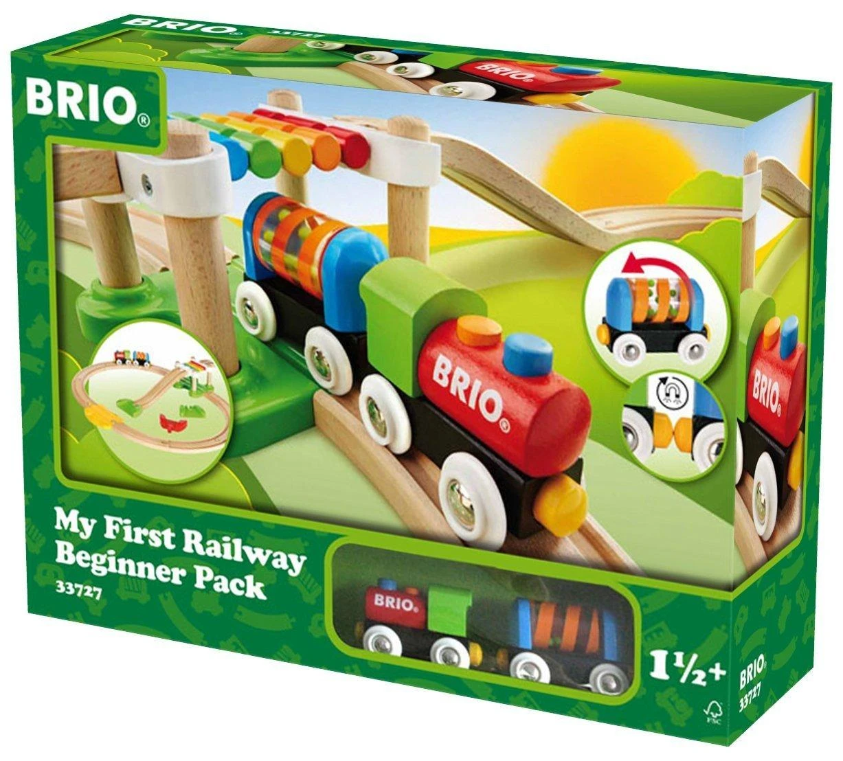 Brio Railway BRIO traukinio rinkinys My First 33727