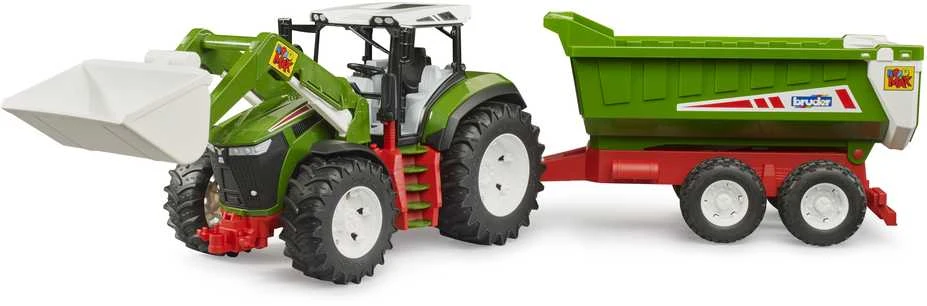 Bruder - Roadmax traktorius su priekiniu krautuvu ir galiniu savivarčiu (03452)