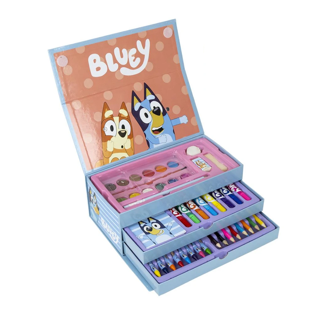 Cerda,Bluey Cerda - Spalvinimo rinkinys kanceliarinėms prekėms - Mėlyna (2700001215)