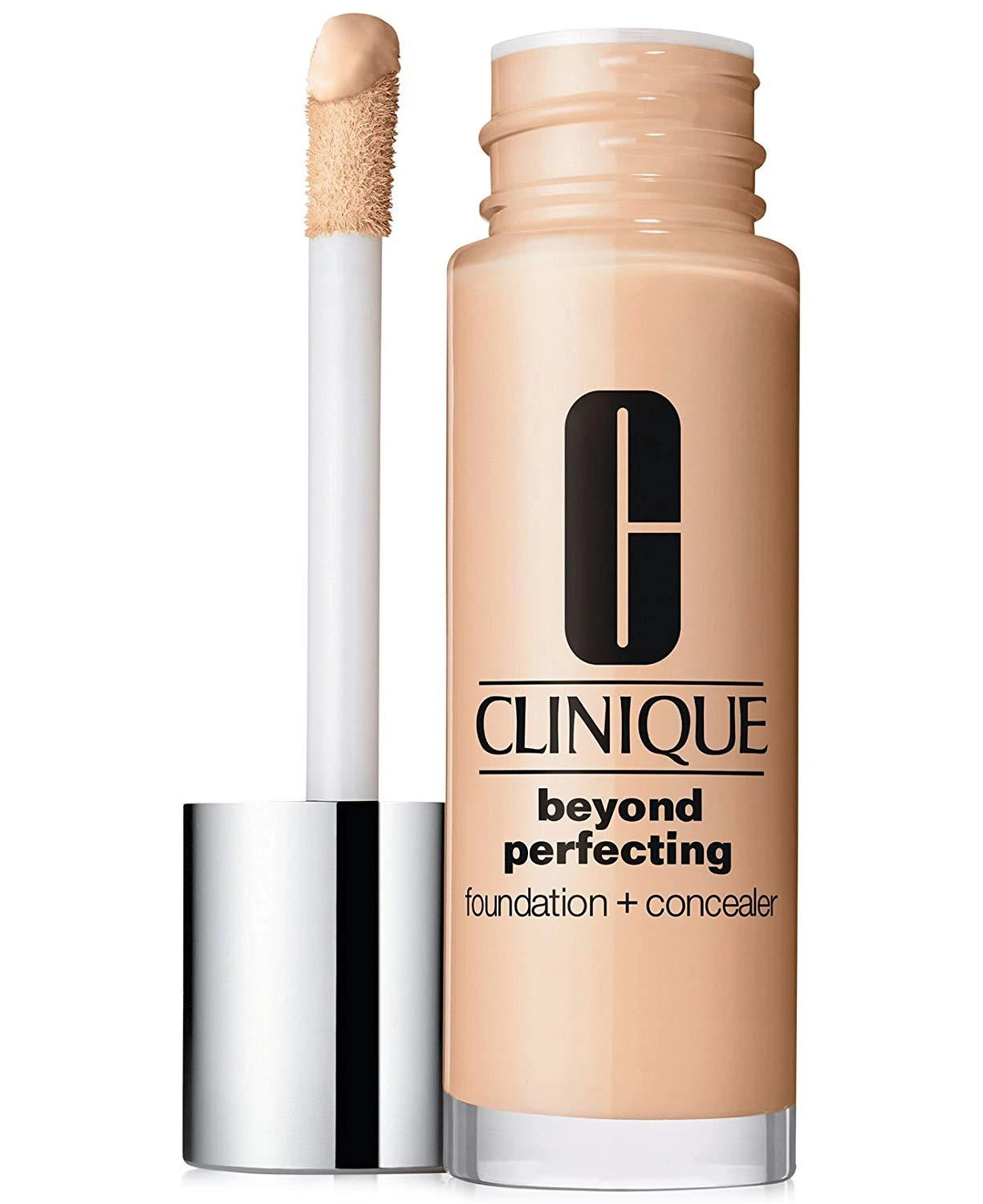 „Clinique Beyond Perfecting Foundation“ makiažo pagrindas ir kaukė „01 Linen“, 30 ml