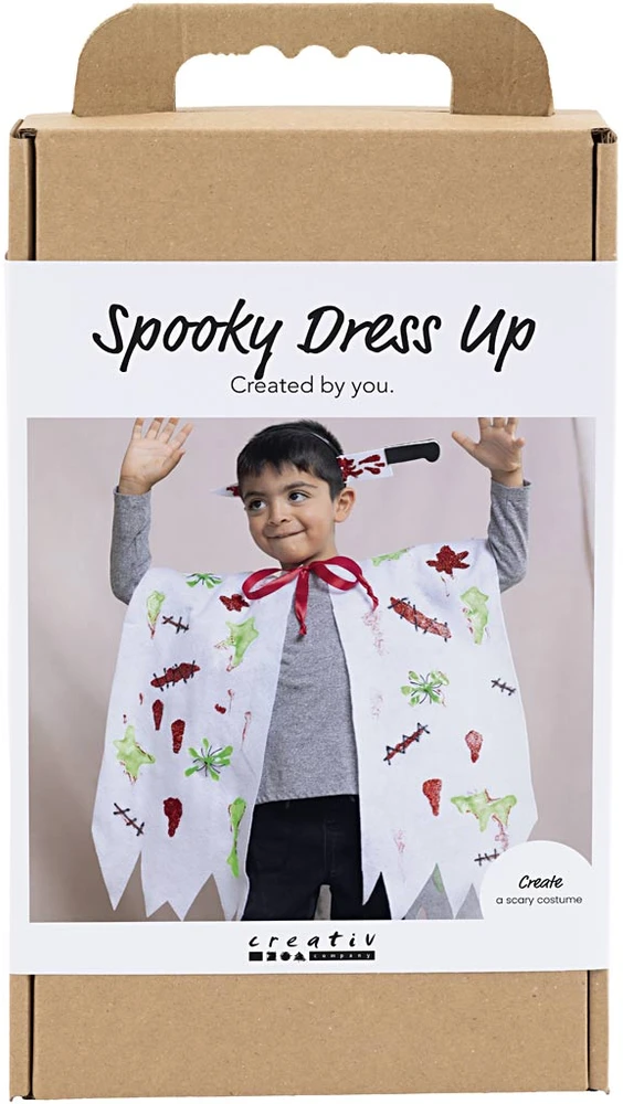 Diy Kit „Pasidaryk pats“ rinkinys – baisus kostiumas su apsiaustu ir galvos juosta – įvairių spalvų (977856)