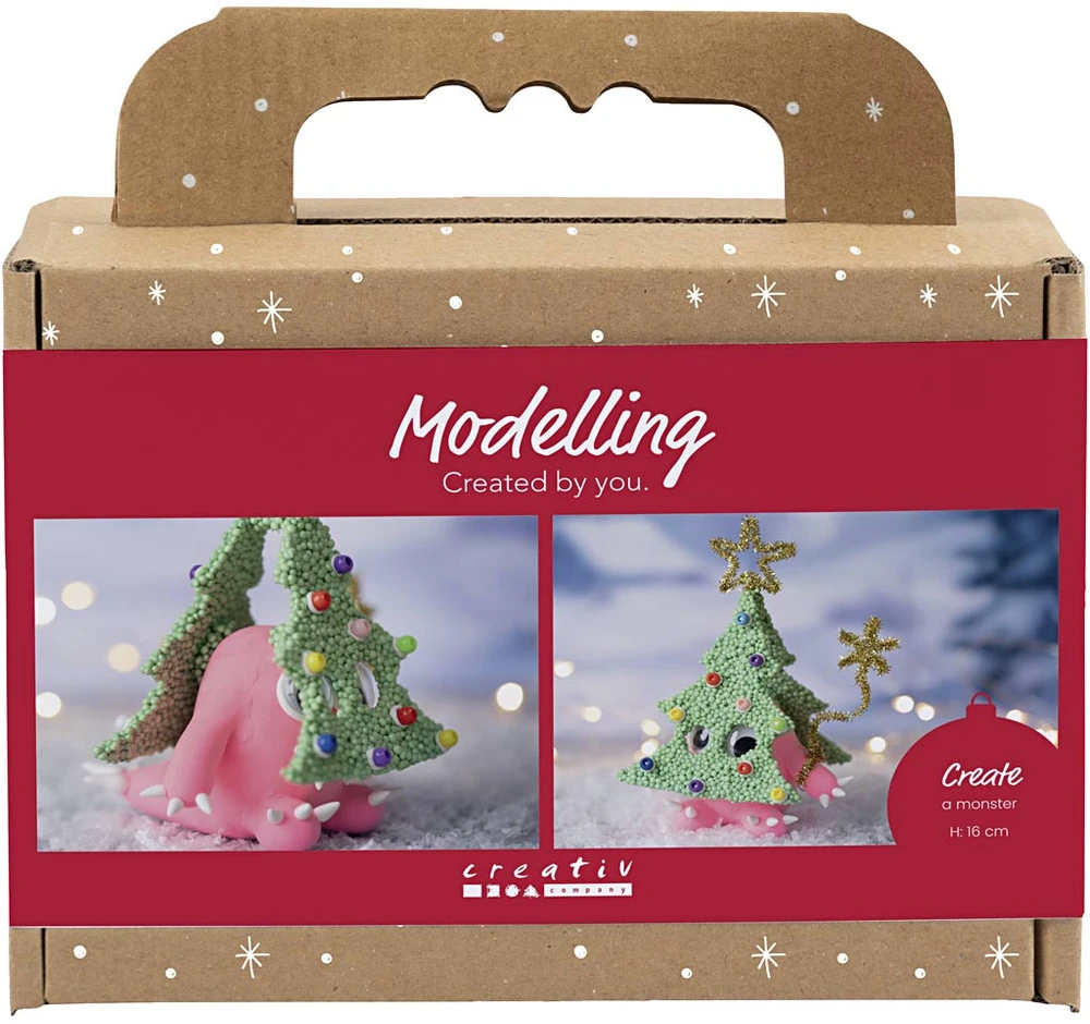 Diy Kit „Pasidaryk pats“ rinkinys – Kalėdų eglutės monstras – įvairių spalvų (977829)