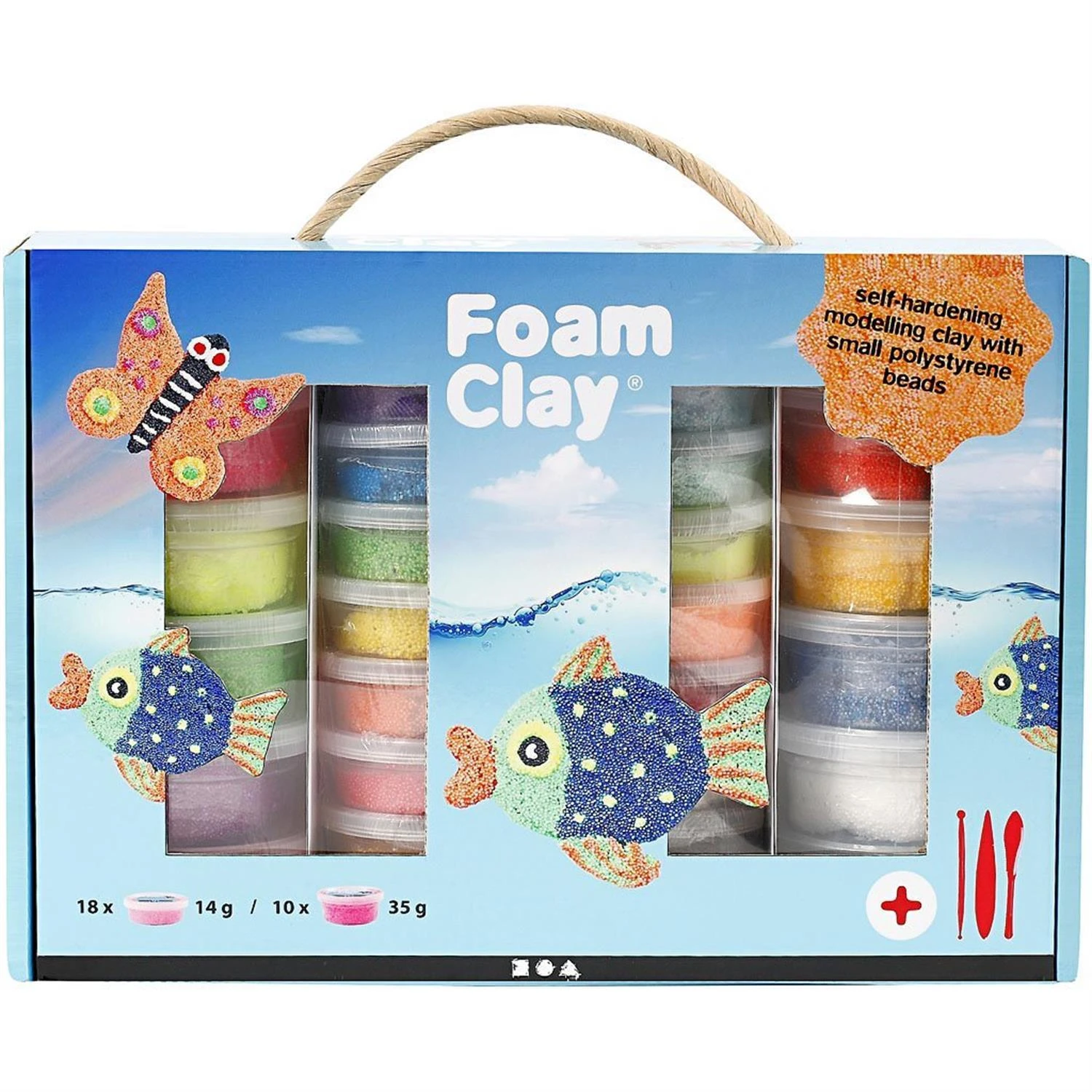 Foam Claycreative Toys Putplasčio molis - dovanų dėžutė (98112)