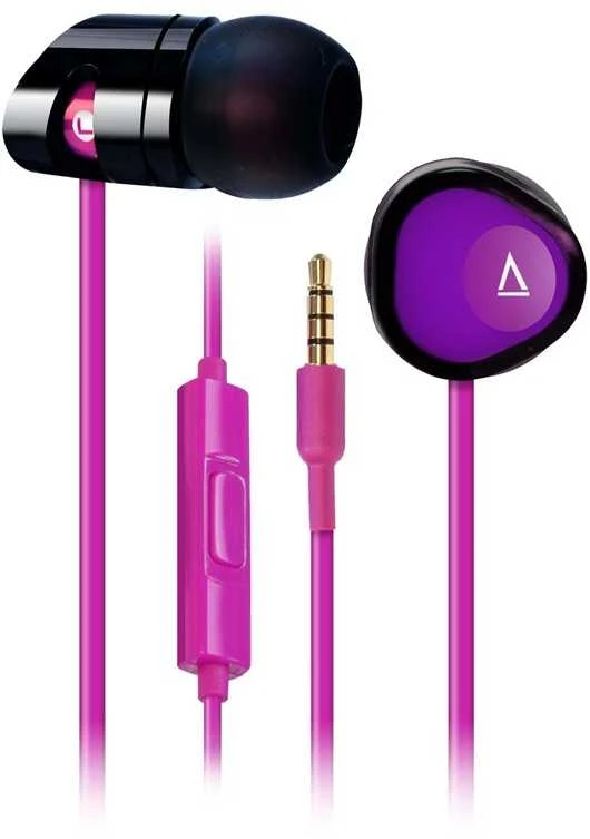 Ausinės su mikrofonu Creative MA 200  Įstatomos į ausis (In-ear tipo) violetinės