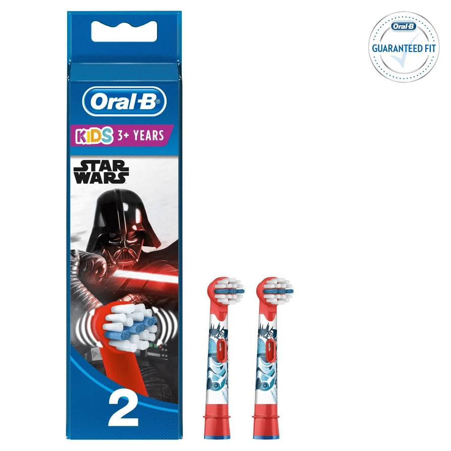 Dantų šepetėlio galvutės Oral-B Braun EB10-2 Star Wars