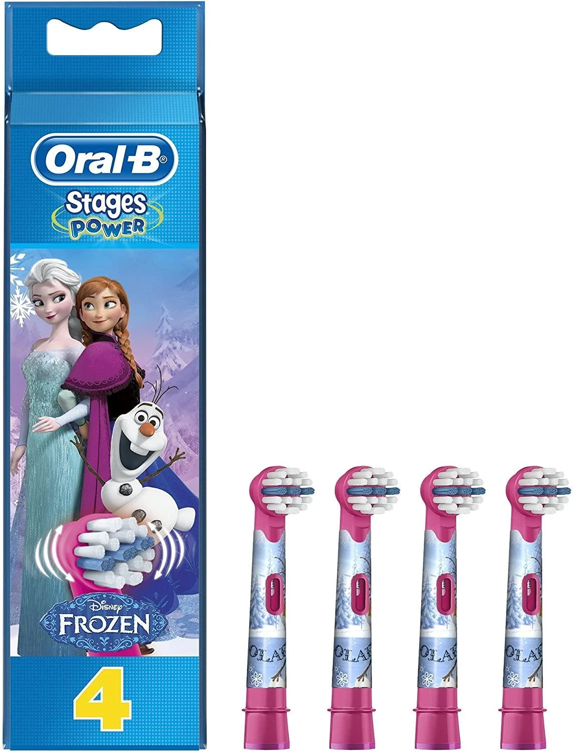 Dantų šepetėlio antgaliai Braun EB10-2 Frozen