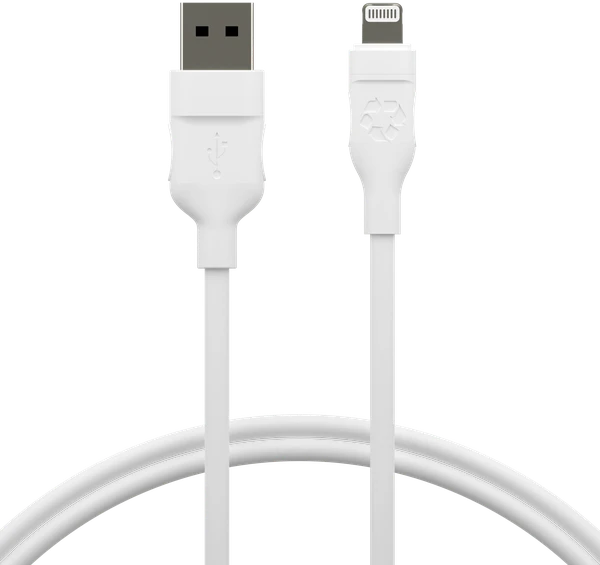 dbramante1928 – USB-A–Lightning laidas, 1,2 m, – baltas