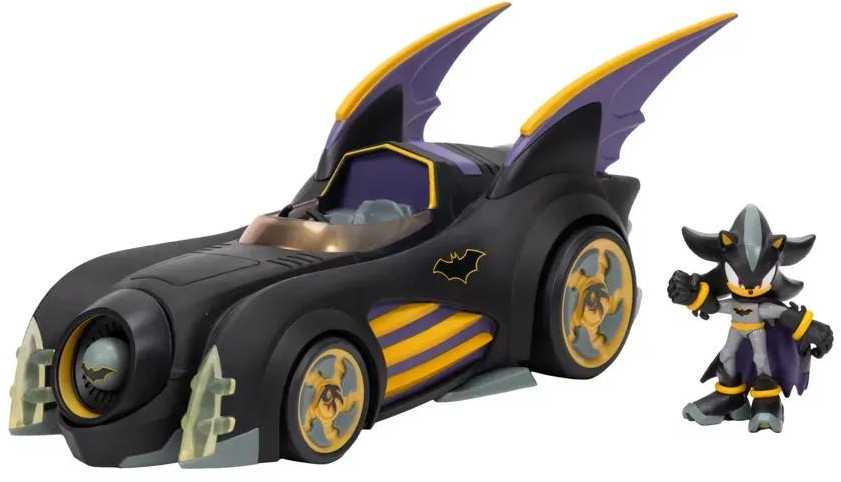 Sonicdc Comics DC x Sonic the Hedgehog – Shadow 2.5" + Betmeno automobilis (429114)