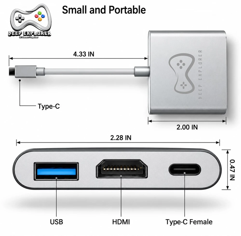 Deep Explorer - TV Dock Station Pro (Multi Compatible)