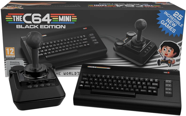 Retro Games Commodore - THEC64 Mini - Juodas