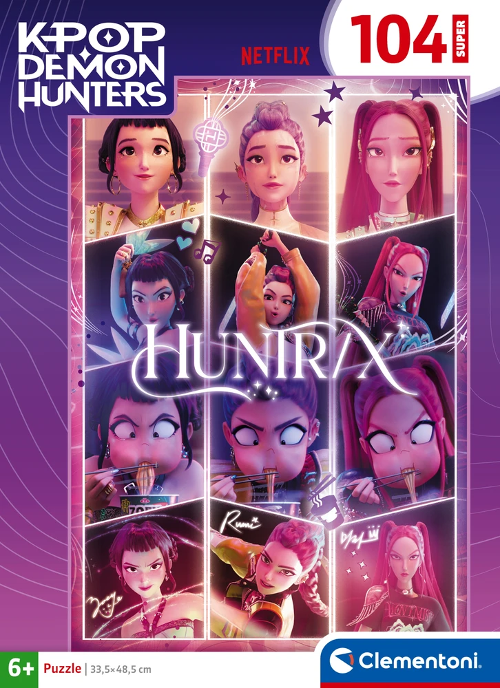 Dėlionė Clementoni CLE puzzle 104 Super K-Pop Demon Hunters 27242