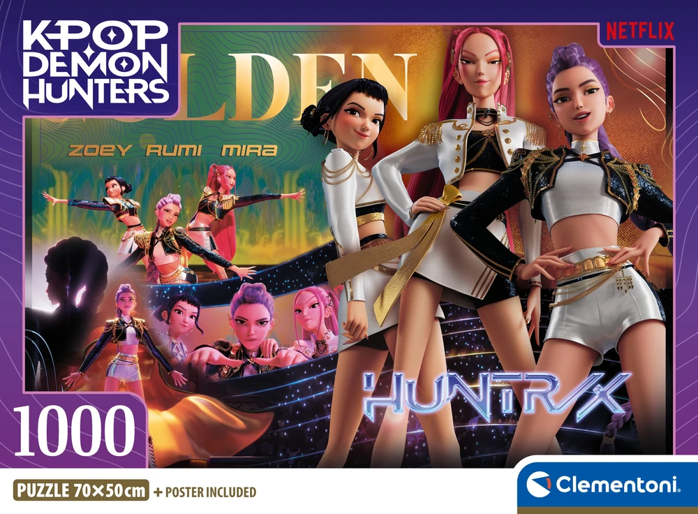 Dėlionė Clementoni CLE puzzle 1000 K-Pop Demon Hunters 37126