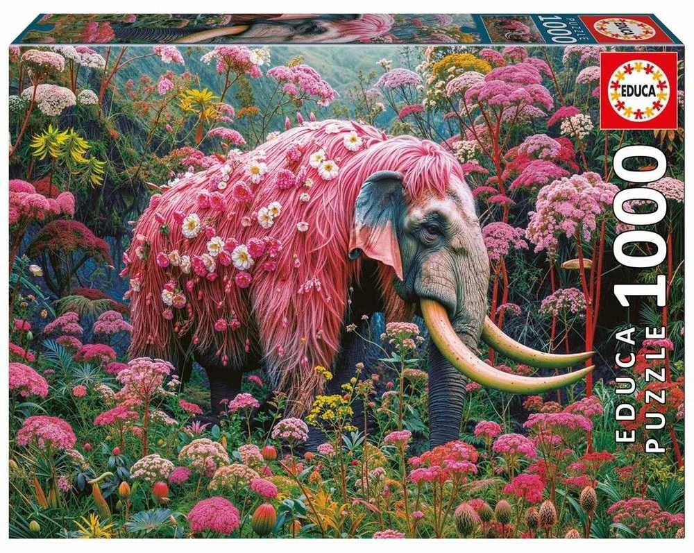 Dėlionė Educa Floral Elephant