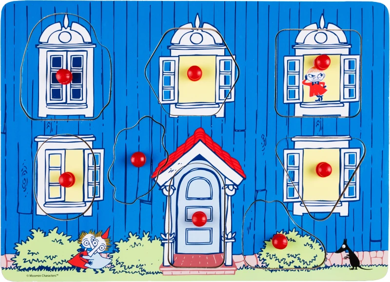 Dėlionė Moomin – Peg Puzzle Moominhouse (35527005)