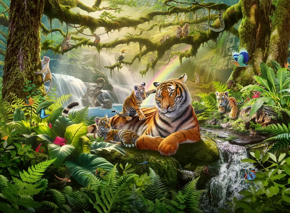 Ravensburger Dėlionė 300 vnt. - Laukinės gamtos stebuklai