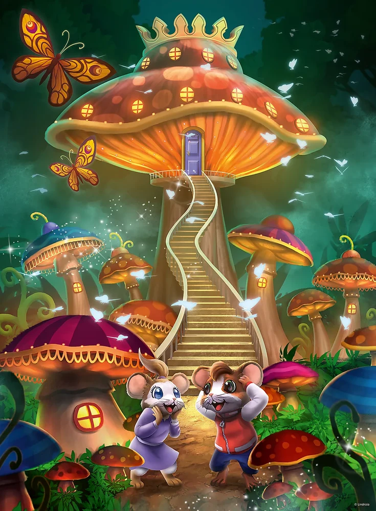 Ravensburger Dėlionė 100 vnt. - Stebuklingi grybai