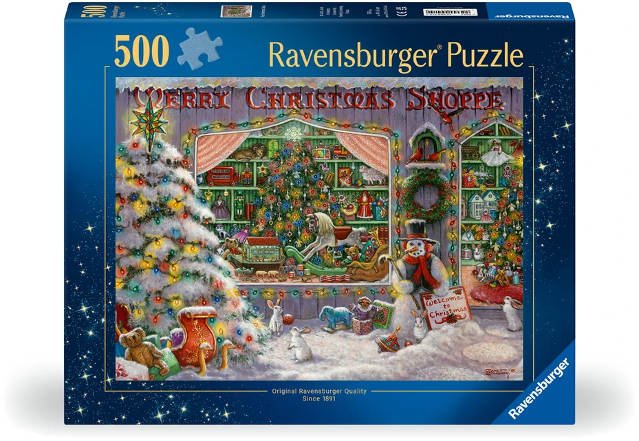 Ravensburger Dėlionė 500 vnt. - Kalėdinė parduotuvė