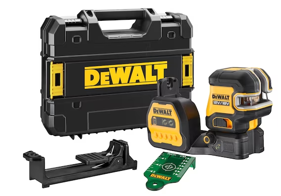 DEWALT.LASER LINIOWY 12/18V DCE825NG18 Žalias + 5-PUNKTOWY
