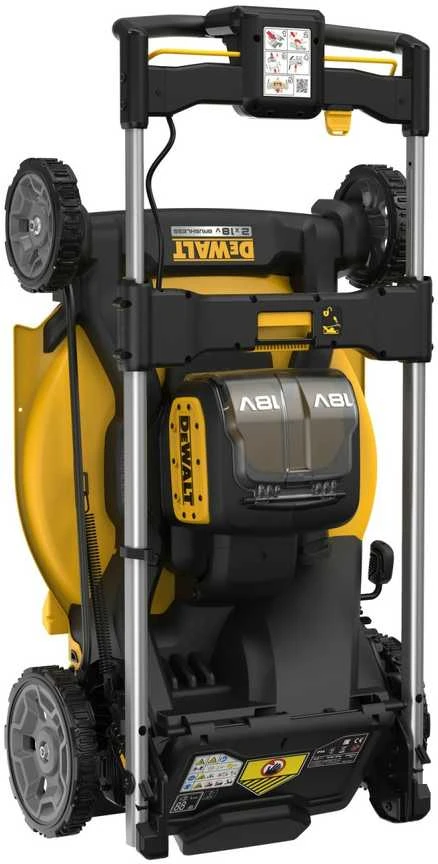 DEWALT stumiama akumuliatorinė vejapjovėDCMWP134N,  2x18V, 53cm, be akumuliatoriaus ir kroviklio