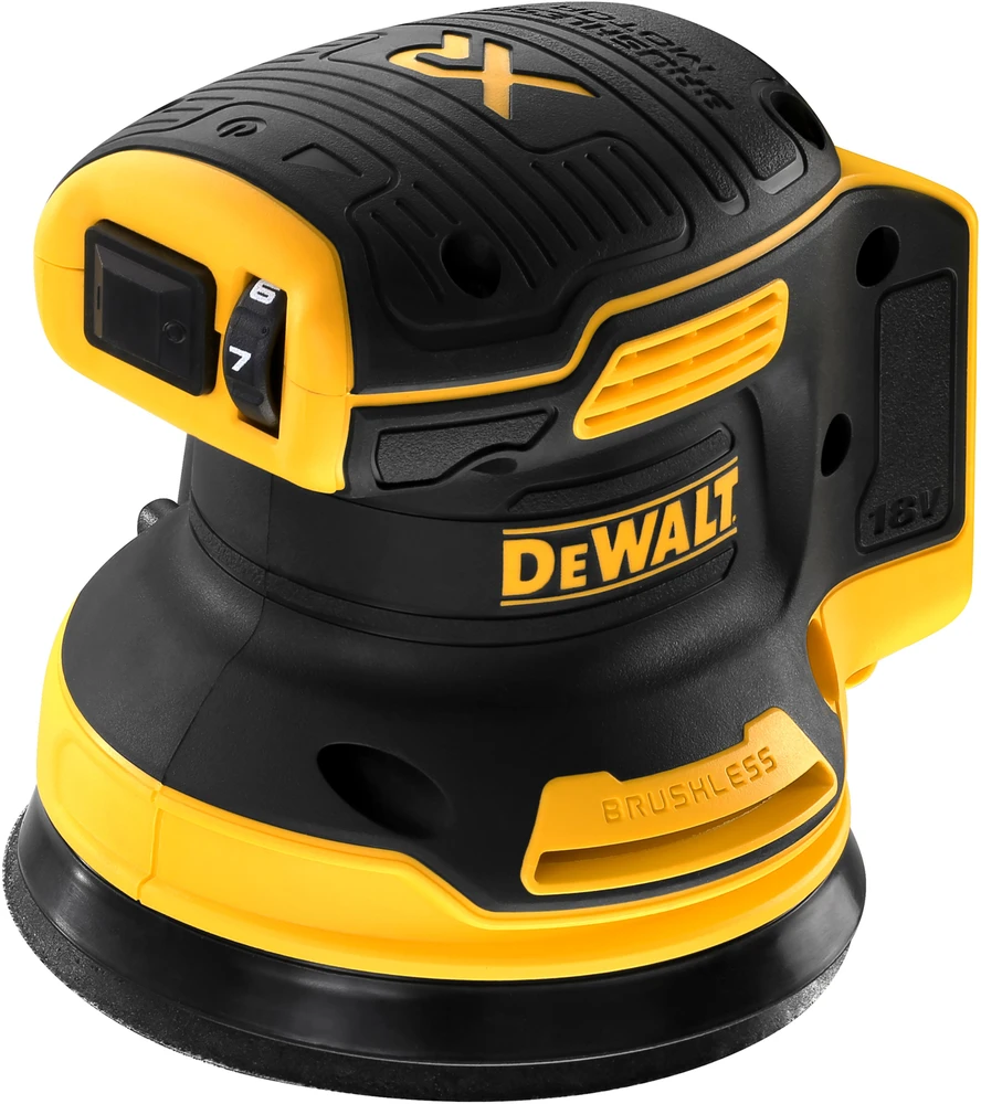 DeWalt Akumuliatorinis ekscentrinis šlifuoklis DCW210N be akumuliatoriaus ir kroviklio