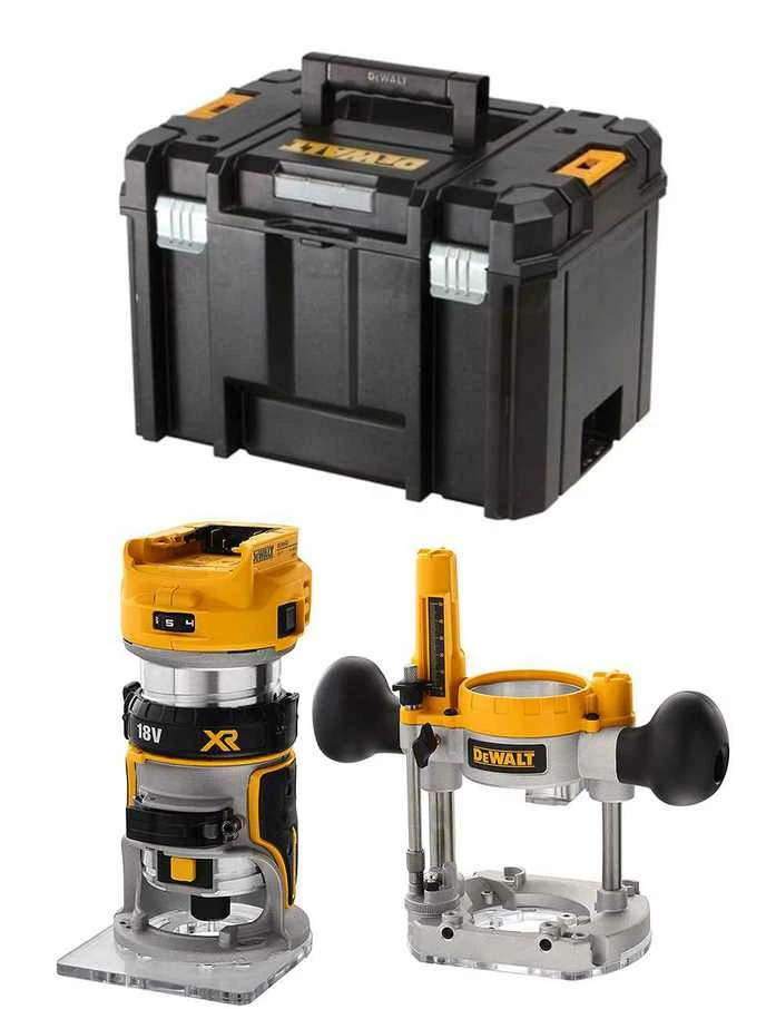 Akumuliatorinė freza DeWalt DCW604NT, BL, 6-8 mm