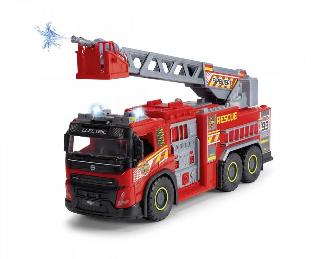 Gelbėjimo automobilis Dickie Volvo Big Raudona Fire Engine, 51 cm