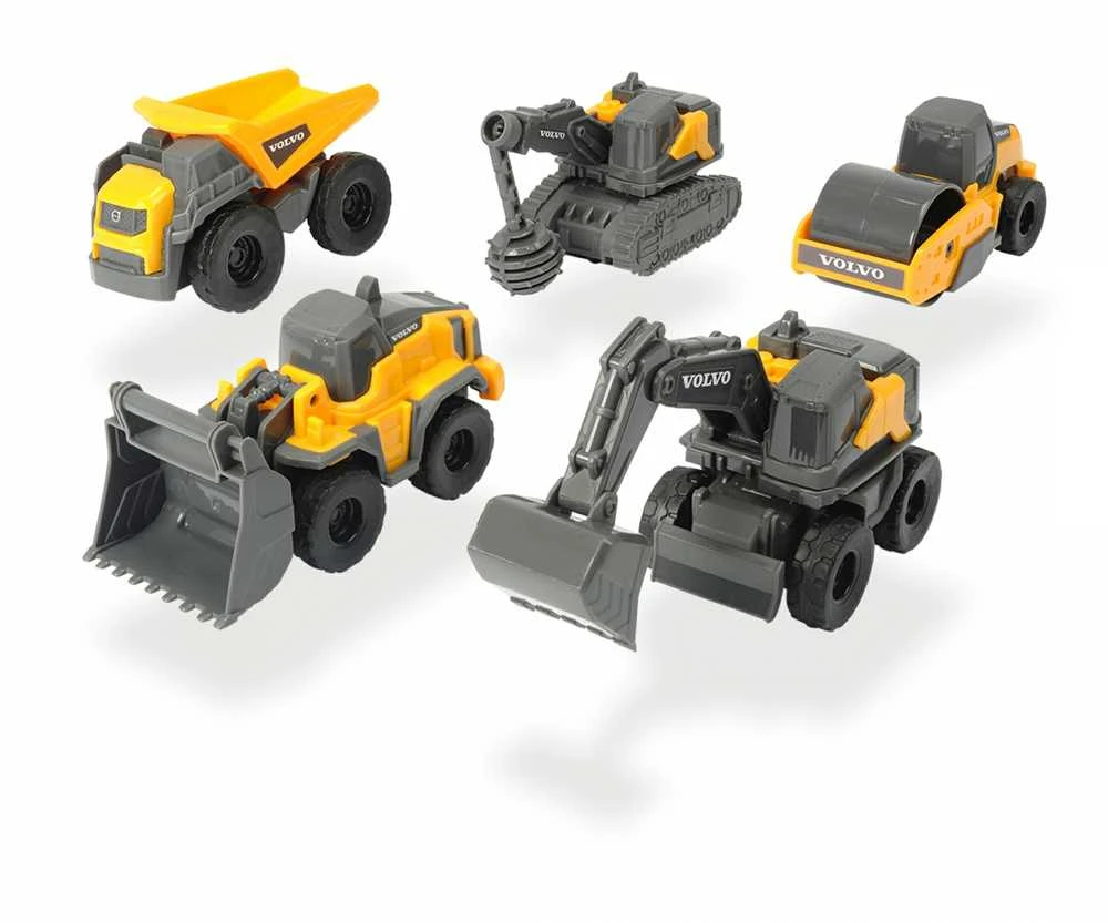 „Dickie Construction Volvo 5-Pak“ statybos transporto priemonės