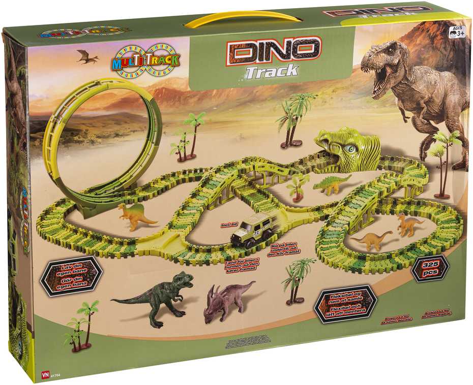 Multi Track Daugiafunkcis takelis – Dinozaurų lenktynių trasa, 325 dalys (41764)
