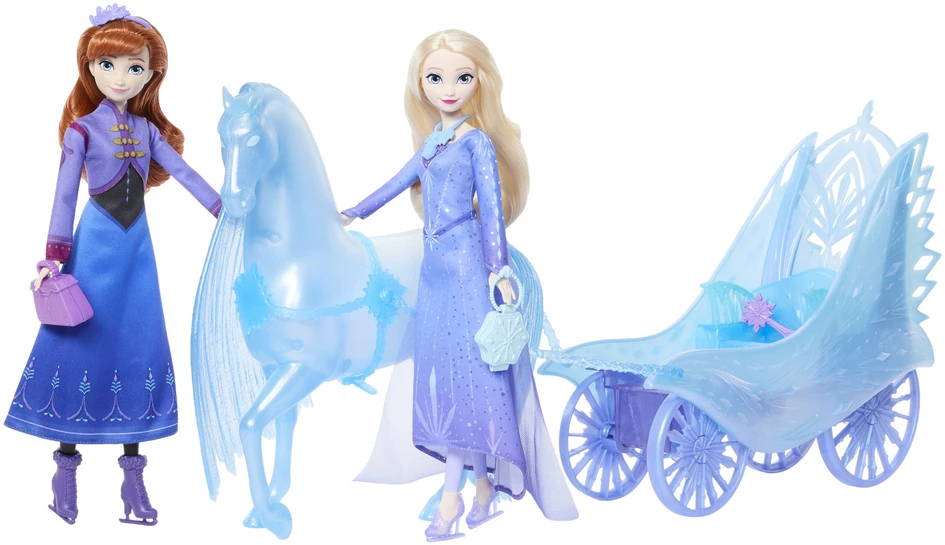 Figūrėlė Fuzlu Disney Frozen Anna & Elsas Ice Carriage Fun (237-2657)