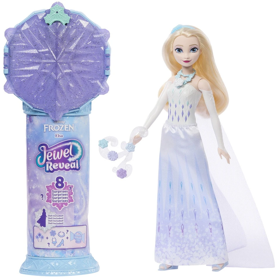 Mattel DISNEY FROZEN JEWEL REVEAL Elzos siurprizas (JJY36)