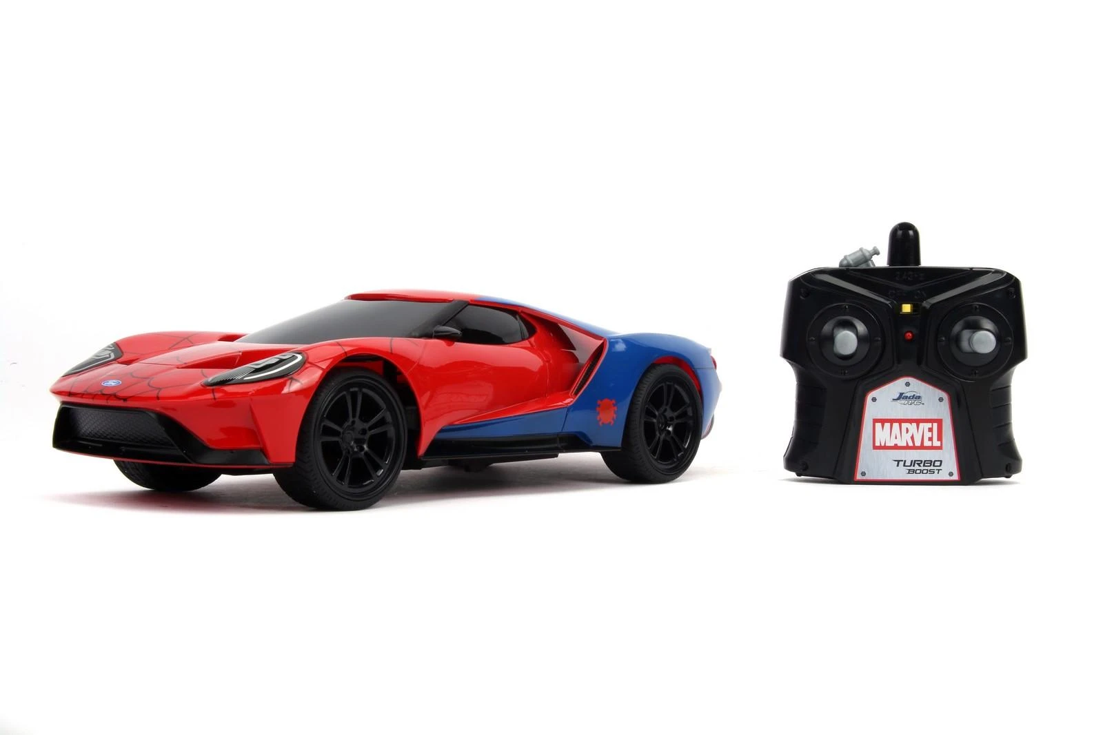 Dickie Valgo „Marvel Spiderman Ford GT RC 1:16“ nuotoliniu valdomu automobiliu