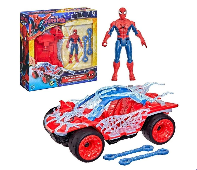 SPIDER-MAN ŽMOGUS-VORAS „Brand New Day“ žaidimų rinkinys „Gallagher Web“ sprogdinimo transporto priemonė